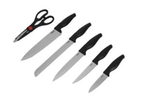 Conjunto de facas 6 peças Brinox | R$40
