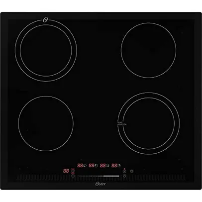 Cooktop por Indução Oster, Touch Screen, 4 Bocas, 220V, OTOP402