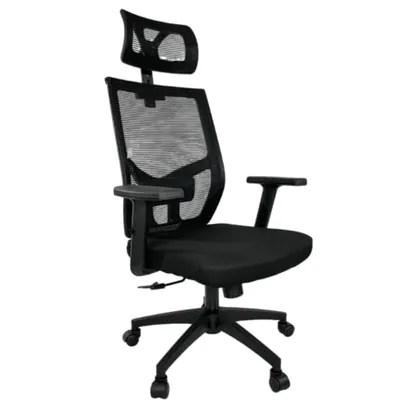 Cadeira De Escritório Rohden Home & Office Diretor ErgoMesh Preta - RHO-330