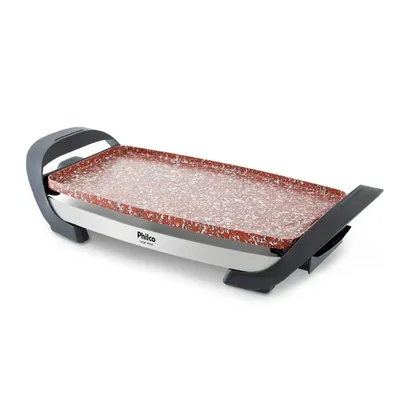 Grill Large Philco Stone PGR03P 1500W Antiaderente Inox 127V