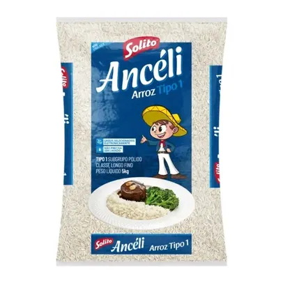 (Regional/ Levando 4) Arroz Tipo 1 Agulhinha Anceli 5 Kg