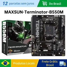 Maxsun Terminator Amd B550m Placa-mãe Duplo Canal Ddr4 Usb3.1 Pcie 4.0 Am4 