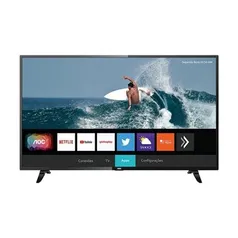 Smart TV LED 32" AOC 32S5295/78G HD HDR com Wi-Fi, 2 USB, 3 HDMI | R$1186