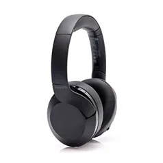 Headphone Philips bluetooth over-ear com alta definição de som HI-RES, isolamento acústico passivo, 