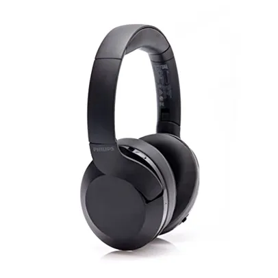 Headphone Philips bluetooth over-ear com alta definição de som HI-RES, isolamento acústico passivo, 