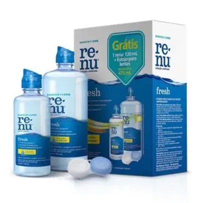 Kit Renu Fresh 355ml + Renu Fresh 120ml + Estojo Para Lentes