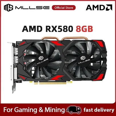 Placa de Vídeo RX580 8GB MLSSE