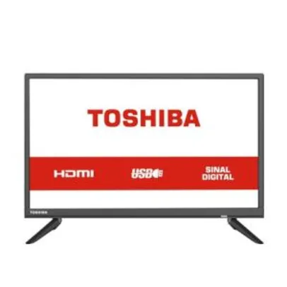 TV Led 24 Polegadas HD 24L1850 Semp Toshiba USB HDMI | R$599