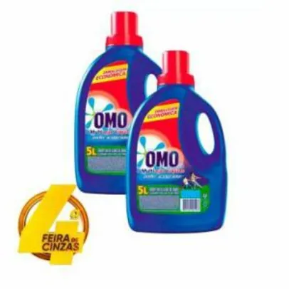 Leve + Pague -: Kit Promocional 2 Unidades Detergente Liquido Omo Multiação com Poder Acelerador - 5L