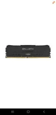 Memória DDR4 Crucial Ballistix, 8GB, 3000MHz, Black | R$249