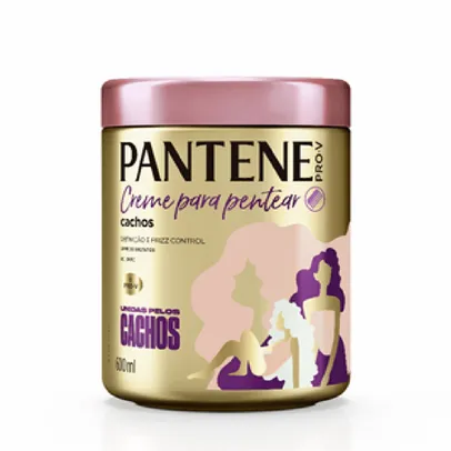 Creme Para Pentear Pantene Unidas Pelos Cachos 600ml