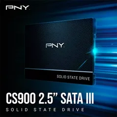 SSD 1 TB PNY, SATA III, 2.5", Leitura: 530 MB/s e Gravação: 515 MB/s - SSD7CS900-1TB-RB