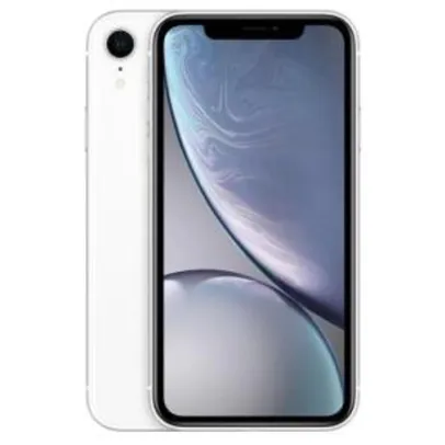 iPhone XR Apple 64GB Branco, Tela de 6.1”, Câmera de 12MP, iOS - R$3395