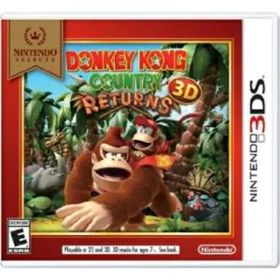 [ZIG STORE] 3DS - Donkey Kong Country Returns 3D - R$104