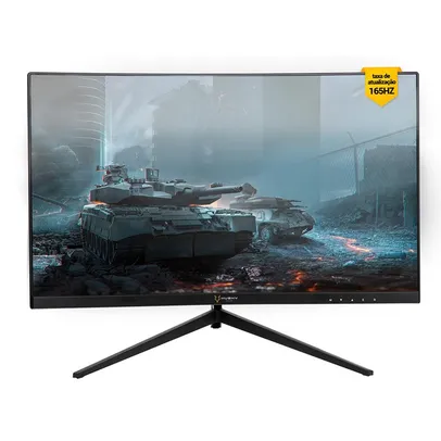 Monitor Gamer Husky Snow 23.6 LED Full HD, Curvo, 165Hz, 1ms, HDMI e DisplayPort, Adaptive Sync, Ajuste de Ângulo - HGMT000