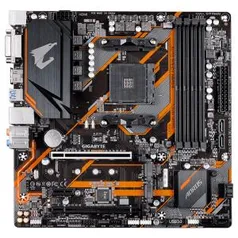 Placa Mãe Gigabyte B450M AORUS ELITE, AMD AM4, mATX, DDR4 | R$819