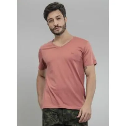 Camiseta Masculina Básica Gola V Comfort Fit (Volta 30% AME, fica por 10 conto)