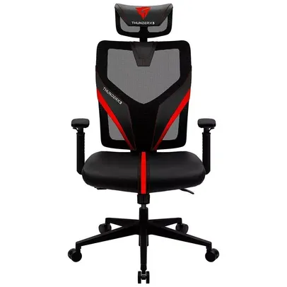 Cadeira Office Thunder X3 Yama1, Até 150kg, Ajustável, Ergonômica, Vermelho E Preto - 69675