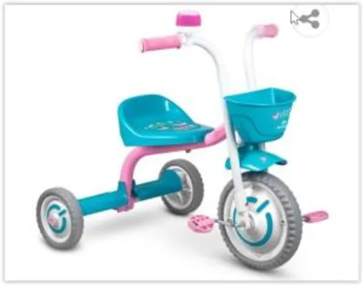 Triciclo Nathor Charm - Azul Claro/Rosa | R4 116