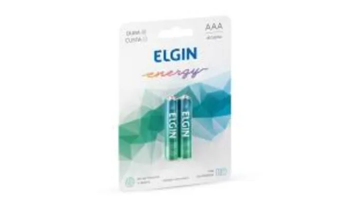 [Prime] Kit Pilhas Alcalinas com 2X AAA Palito, Elgin R$3,73