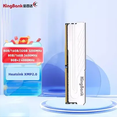 Memória DDR4 16G Kingbank XMP 3600MHz