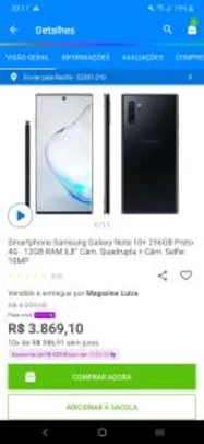 Galaxy Note 10+ 256gb