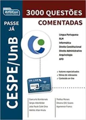 Banca CESPE. 3000 Passe Já. 3000 Questões Comentadas