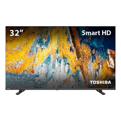 [AME] Smart TV QLED 32'' HD Toshiba 32V35LS VIDAA 2 HDMI 2 USB Wi-Fi - TB016M