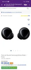 Fone de Ouvido Samsung Galaxy Buds – Preto R$400