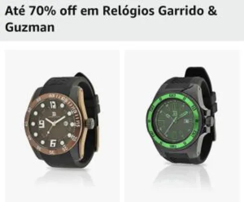 [PRIME] Até 70% off em Relógios Garrido & Guzman | R$100
