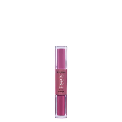 Batom Líquido Matte Duo Lips Ruby Rose Feels 363 6 ml