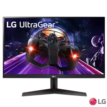 Monitor Gamer 24" LG LED Full HD com Tecnologia IPS, 144Hz e 1ms, Free