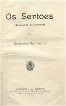 Ebook Os Sertões, por Euclides da Cunha.