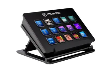 Stream Deck Elgato Médio, 15 Teclas Personalizáveis de LCD, USB Integrado, Preto - 10GAA9901