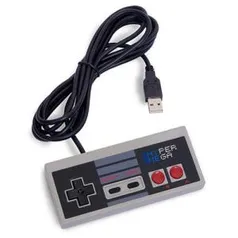 Controle Usb Clássico Nes - PC ,Mac, Raspberry - Hyper Mega (28% de desconto) - R$ 20