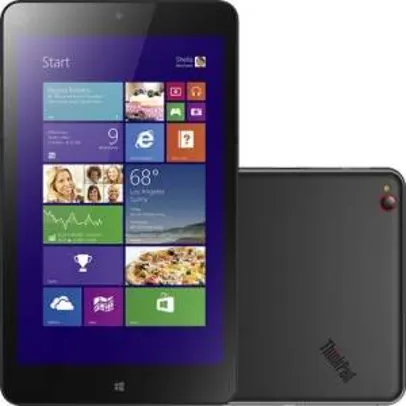 Voltou [Americanas] Tablet Lenovo Thinkpad 8 64GB Wi-Fi Tela 8.3 por R$ 599