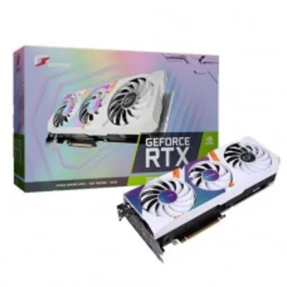 Placa de Vídeo Colorful iGame GeForce RTX 3060 Ti Ultra, White, OC, LHR, 8GB, GDDR6, DLSS, Ray Tracing, 212326117819