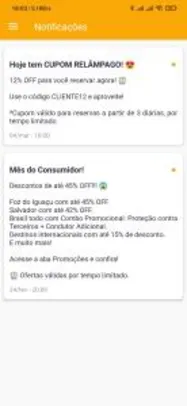 [Selecionados] 12% OFF a partir de 3 diárias