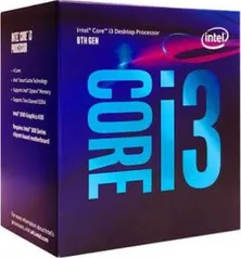 Processador Intel i3-8100 Coffee Lake 8ª Geração