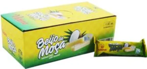 Beijo de Moca Vieira com 24 unidades de 28g | R$26