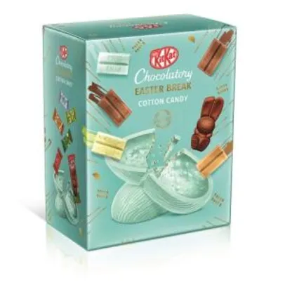 Ovo Kitkat Easter Break Cotton Candy 250g - R$29