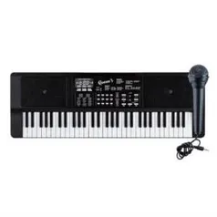 Teclado Musical para Iniciantes Queens 61 Teclas | R$274