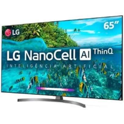 (R$ 4.116 com AME) TV LED 65'' LG 4K Nanocell Smart 65SM8100