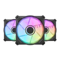 Kit Ventoinhas Aigo DarkFlash Infinity 8, 3x120mm, RGB, 62CFM, 1,82mmH2O