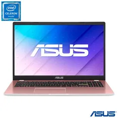 Notebook Asus, Intel Celeron Dual Core, 4GB, 128GB, Tela de 15,6"