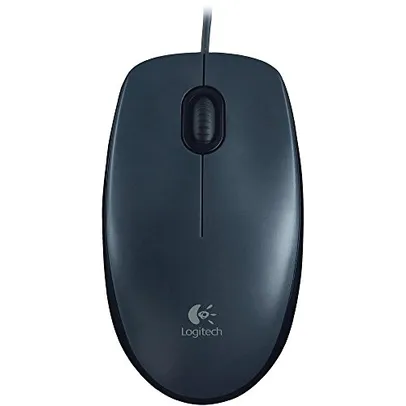 [PRIME] Mouse com fio USB Logitech M90 - Cinza