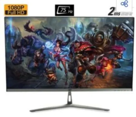 Monitor Gamer LED 21.5" 2ms 75hz Full HD Widescreen | R$ 699