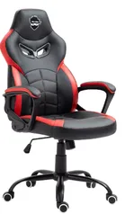 Cadeira Gamer Ninja Jiraya, Suporta Até 140KG, Preto e Vermelho