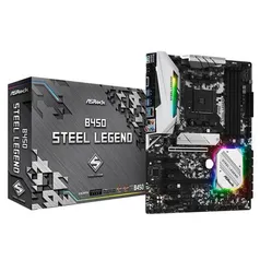 Placa Mae ASROCK B450 Steel Legend AM4 | R$662