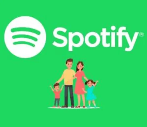 Spotify Família - 3 Meses Grátis - 6 Contas Premium